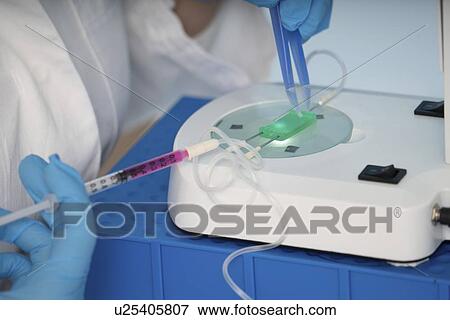 Stock Photo - Lab on a chip.. Fotosearch