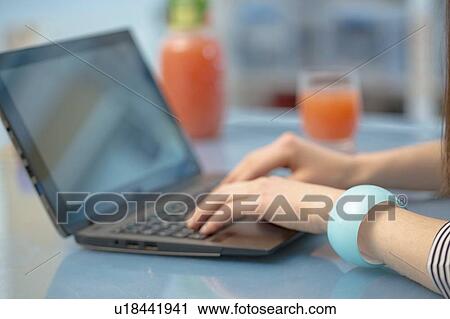 Laptop use. View Large Photo Image Stock Image - Laptop use.. Fotosearch