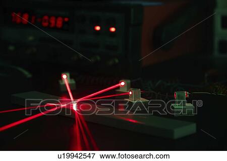 Laser experiment in photonics laboratory. View Large Photo Image Stock Photo - Laser experiment in photonics laboratory.. Fotosearch