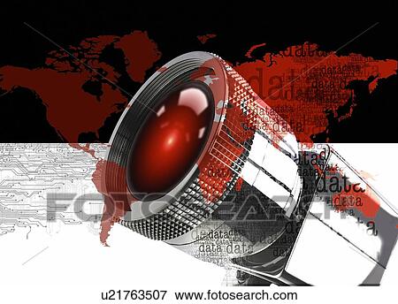 Lens and data, illustration. View Large Photo Image Stock Photo - Lens and data, illustration.. Fotosearch