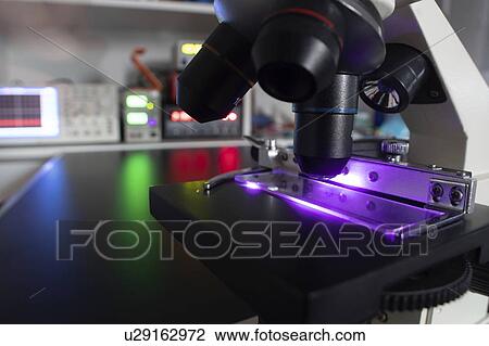 Stock Image - Light microscope.. Fotosearch
