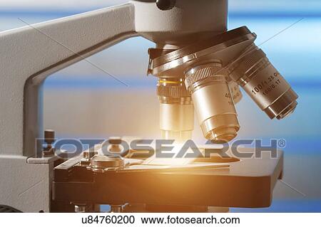Stock Image - Light microscope.. Fotosearch
