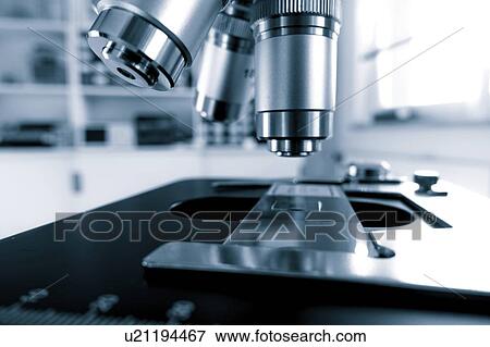 Stock Photo - Light microscope.. Fotosearch