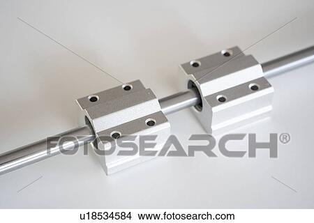 Picture - Linear bearing.. Fotosearch