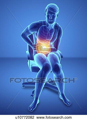 Man with abdominal pain, computer illustration. View Large Photo Image Stock Image - Man with abdominal pain, computer illustration.. Fotosearch