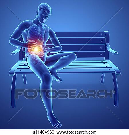 Man with abdominal pain, computer illustration. View Large Photo Image Stock Image - Man with abdominal pain, computer illustration.. Fotosearch