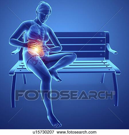 Man with abdominal pain, computer illustration. View Large Photo Image Stock Photo - Man with abdominal pain, computer illustration.. Fotosearch