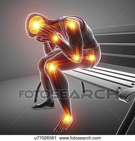 Man with joint pain, computer illustration. View Large Photo Image Stock Image - Man with joint pain, computer illustration.. Fotosearch