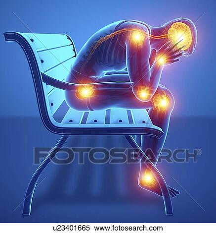 Man with joint pain, computer illustration. View Large Photo Image Stock Photography - Man with joint pain, computer illustration.. Fotosearch