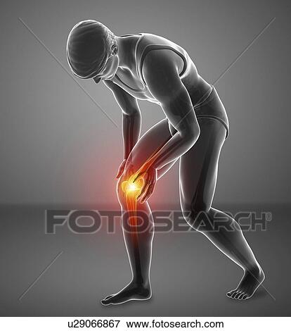 Man with knee pain, computer illustration. View Large Photo Image Stock Photo - Man with knee pain, computer illustration.. Fotosearch