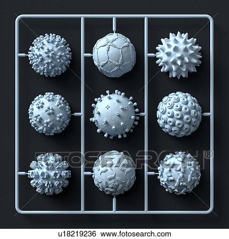 Model virus kit, illustration. View Large Photo Image Stock Photograph - Model virus kit, illustration.. Fotosearch