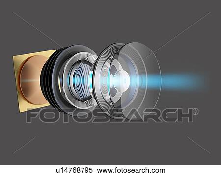 Modern camera lens, illustration. View Large Photo Image Stock Photography - Modern camera lens, illustration.. Fotosearch