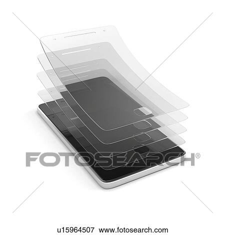 Multi layered covering for screen protection, illustration. View Large Photo Image Stock Photo - Multi layered covering for screen protection, illustration.. Fotosearch