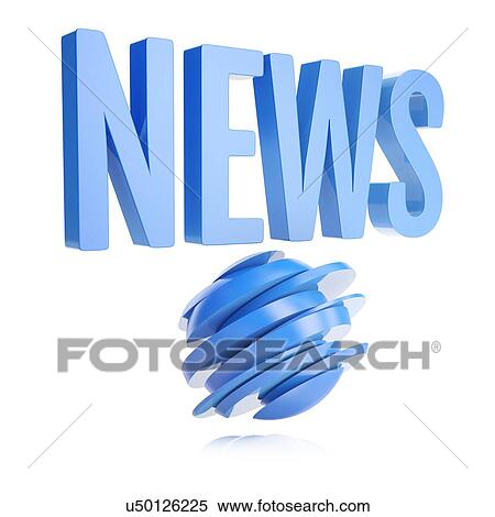 Stock Photography - News logo, illustration.. Fotosearch