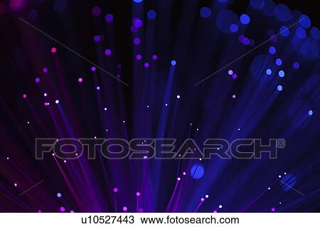 Stock Image - Optical fibres.. Fotosearch