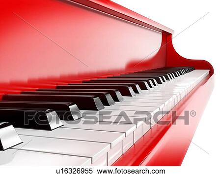 Stock Photography - Piano keys, illustration.. Fotosearch