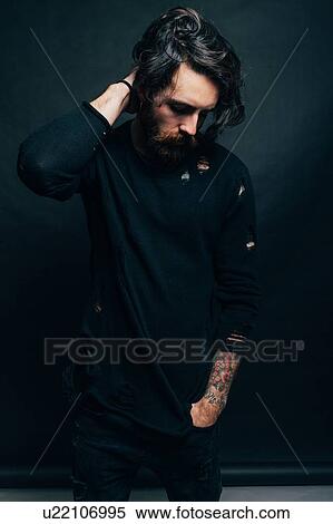Portrait of hipster View Large Photo Image Stock Photography - Portrait of hipster. Fotosearch