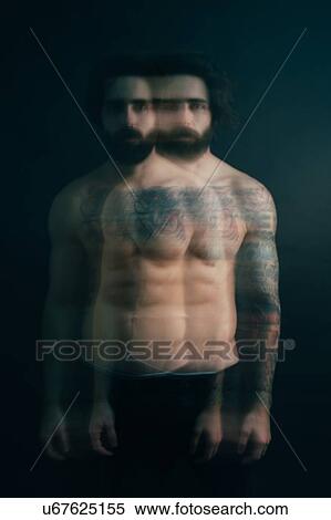 Portrait of hipster with tattoos View Large Photo Image Stock Photography - Portrait of hipster with tattoos. Fotosearch