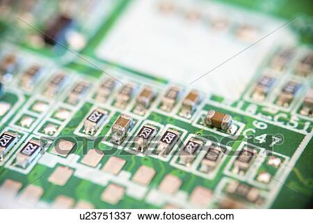 Printed circuit board. View Large Photo Image Stock Photo - Printed circuit board.. Fotosearch