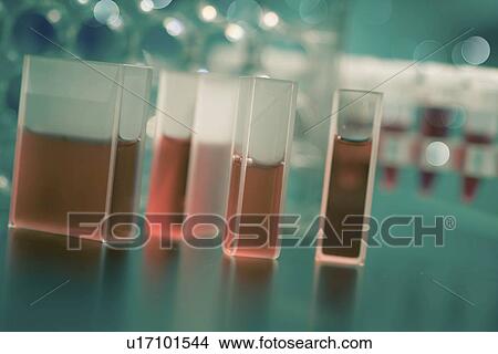 Quartz cuvettes containing red liquid. View Large Photo Image Picture - Quartz cuvettes containing red liquid.. Fotosearch