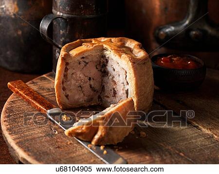 Stock Photography - Raised game pie. Fotosearch