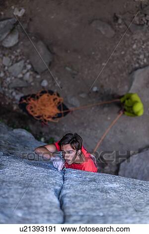 Rock climber View Large Photo Image Stock Image - Rock climber. Fotosearch