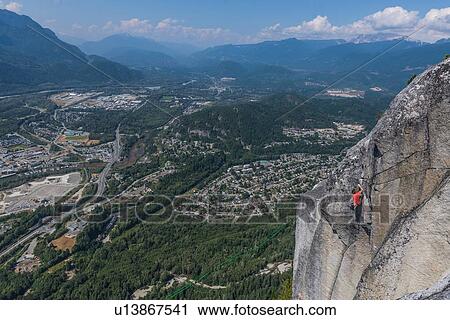 Rock climbing, Squamish, Canada View Large Photo Image Stock Image - Rock climbing, Squamish, Canada. Fotosearch