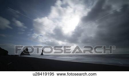 Rock formations, Reynisdrangar, Vik, Iceland. View Large Photo Image Stock Photography - Rock formations, Reynisdrangar, Vik, Iceland.. Fotosearch