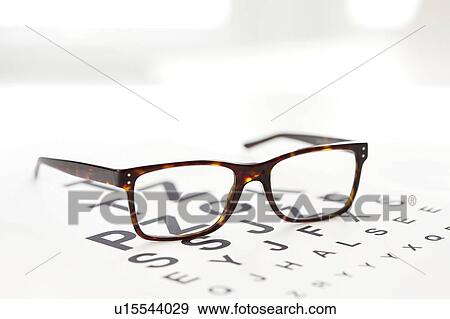 Sight chart and spectacles. View Large Photo Image Stock Photo - Sight chart and spectacles.. Fotosearch