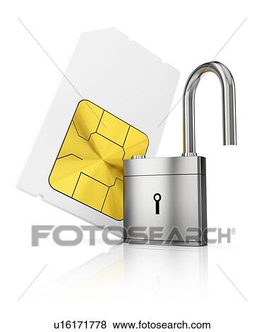 Sim-card security, conceptual illustration. View Large Photo Image Stock Photo - Sim-card security, conceptual illustration.. Fotosearch