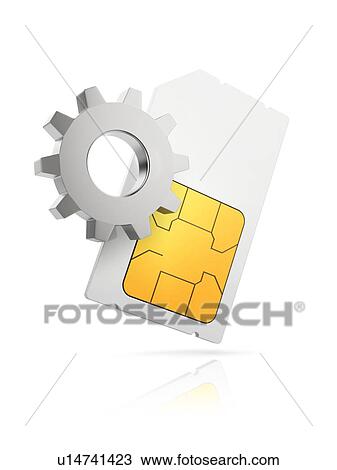 Sim card settings, conceptual illustration. View Large Photo Image Stock Image - Sim card settings, conceptual illustration.. Fotosearch