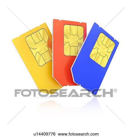 Sim cards, illustration. View Large Photo Image Stock Photograph - Sim cards, illustration.. Fotosearch