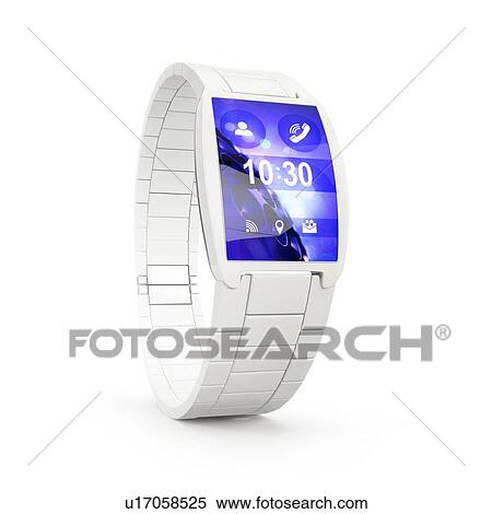 Stock Photography - Smart watch, illustration.. Fotosearch