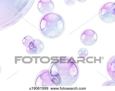 Soap bubbles isolated on a white background. 3d illustration View Large Photo Image Stock Photo - Soap bubbles isolated on a white background. 3d illustration. Fotosearch