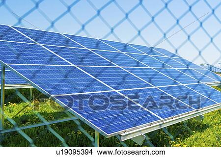Solar panels. View Large Photo Image Picture - Solar panels.. Fotosearch