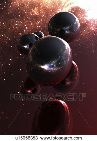 Stock Image - Spheres, illustration.. Fotosearch