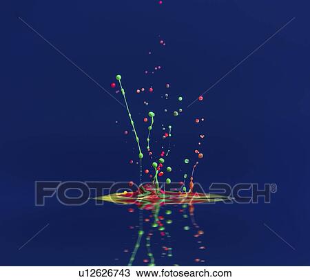 Splashing paint. View Large Photo Image Stock Image - Splashing paint.. Fotosearch
