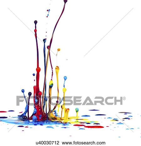 Splashing paint. View Large Photo Image Stock Image - Splashing paint.. Fotosearch