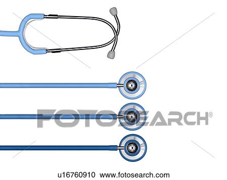 Stethoscopes in a row against a white background. View Large Photo Image Stock Image - Stethoscopes in a row against a white background.. Fotosearch