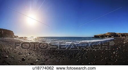 Sunset over coast. View Large Photo Image Stock Image - Sunset over coast.. Fotosearch