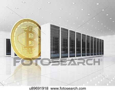 Technology of bitcoin production at the digital farm. Mining of cryptocurrency concept. 3D illustration. View Large Photo Image Stock Photo - Technology of bitcoin production at the digital farm. Mining of cryptocurrency concept. 3D illustration.. Fotosearch