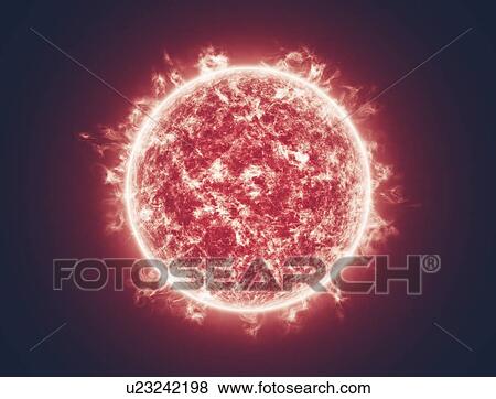 Stock Photo - The sun, illustration.. Fotosearch