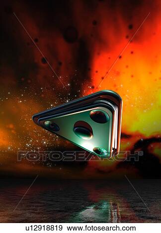 Stock Photo - Unidentified flying object, illustration.. Fotosearch