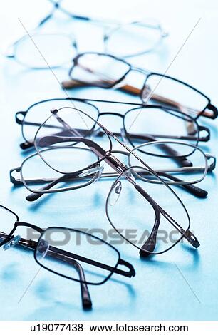 Stock Photo - Various pairs of glasses.. Fotosearch