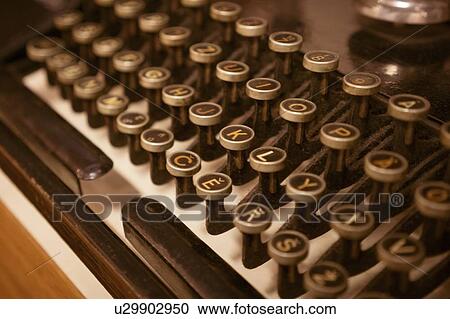 Vintage keyboard. View Large Photo Image Stock Image - Vintage keyboard.. Fotosearch