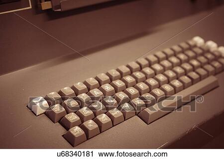 Stock Image - Vintage keyboard.. Fotosearch