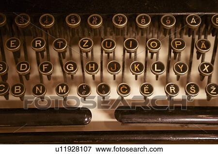 Stock Photo - Vintage keyboard.. Fotosearch