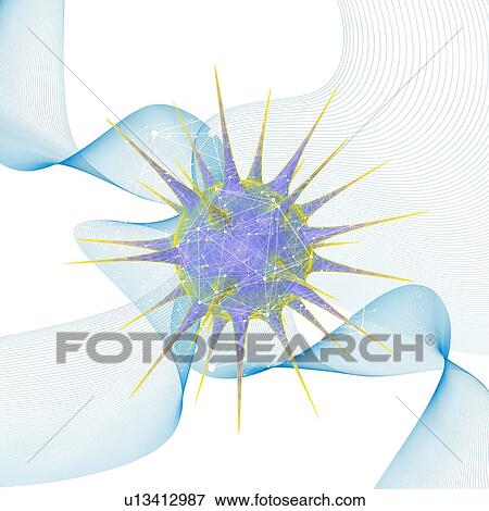 Virus, illustration. View Large Photo Image Stock Photo - Virus, illustration.. Fotosearch