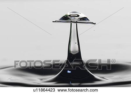 Water drop impact. View Large Photo Image Stock Image - Water drop impact.. Fotosearch