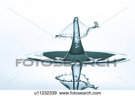 Stock Photo - Water drop impact.. Fotosearch
